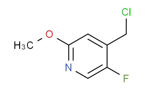 CAS No. 1227585-67-2, 4-(Chloromethyl)-5-fluoro-2-methoxypyridine