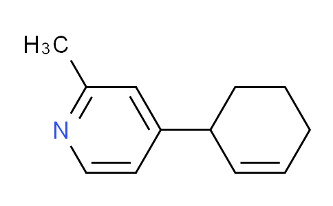 CAS No. 1187163-31-0, 4-(Cyclohex-2-en-1-yl)-2-methylpyridine