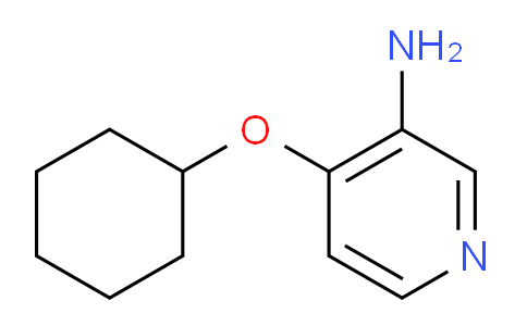 CAS No. 1040064-99-0, 4-(Cyclohexyloxy)pyridin-3-amine