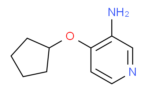 CAS No. 1039972-41-2, 4-(Cyclopentyloxy)pyridin-3-amine