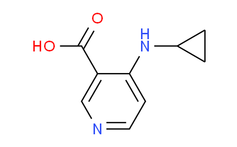 CAS No. 1518719-29-3, 4-(Cyclopropylamino)nicotinic acid