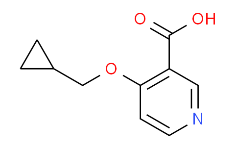CAS No. 1439902-27-8, 4-(Cyclopropylmethoxy)nicotinic acid