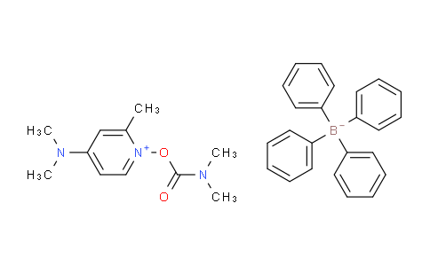 CAS No. 308124-72-3, 4-(Dimethylamino)-1-((dimethylcarbamoyl)oxy)-2-methylpyridin-1-ium tetraphenylborate