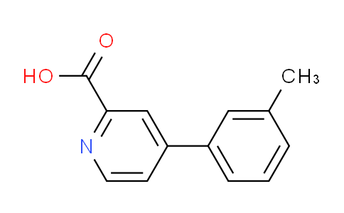 CAS No. 1255636-64-6, 4-(m-Tolyl)picolinic acid