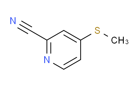 CAS No. 501379-24-4, 4-(Methylthio)picolinonitrile