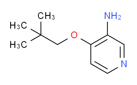 CAS No. 1447961-62-7, 4-(Neopentyloxy)pyridin-3-amine