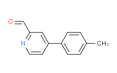CAS No. 1287218-05-6, 4-(p-Tolyl)picolinaldehyde