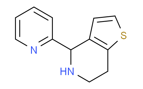 CAS No. 1255099-32-1, 4-(Pyridin-2-yl)-4,5,6,7-tetrahydrothieno[3,2-c]pyridine