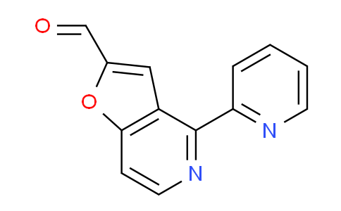 CAS No. 1707391-52-3, 4-(Pyridin-2-yl)furo[3,2-c]pyridine-2-carbaldehyde