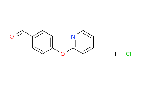 CAS No. 1172759-99-7, 4-(Pyridin-2-yloxy)benzaldehyde hydrochloride