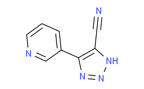 CAS No. 884504-69-2, 4-(Pyridin-3-yl)-1H-1,2,3-triazole-5-carbonitrile