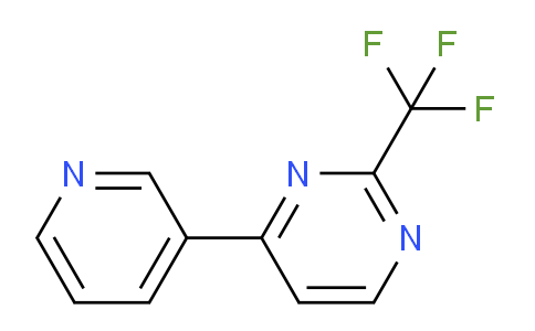 CAS No. 1269291-91-9, 4-(Pyridin-3-yl)-2-(trifluoromethyl)pyrimidine
