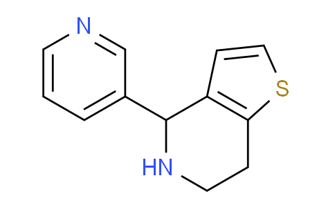 CAS No. 1255099-15-0, 4-(Pyridin-3-yl)-4,5,6,7-tetrahydrothieno[3,2-c]pyridine