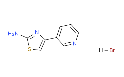 CAS No. 147311-08-8, 4-(Pyridin-3-yl)thiazol-2-amine hydrobromide