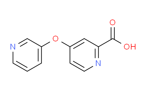 CAS No. 1094392-33-2, 4-(Pyridin-3-yloxy)picolinic acid