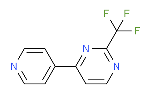 CAS No. 1269292-76-3, 4-(Pyridin-4-yl)-2-(trifluoromethyl)pyrimidine
