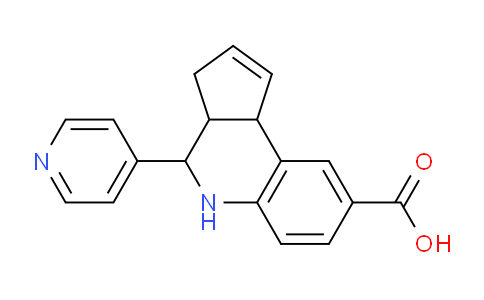 MC657990 | 485320-01-2 | 4-(Pyridin-4-yl)-3a,4,5,9b-tetrahydro-3H-cyclopenta[c]quinoline-8-carboxylic acid