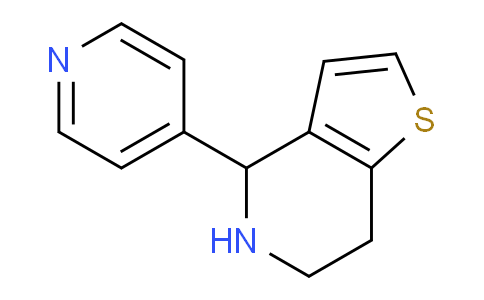 CAS No. 213462-07-8, 4-(Pyridin-4-yl)-4,5,6,7-tetrahydrothieno[3,2-c]pyridine
