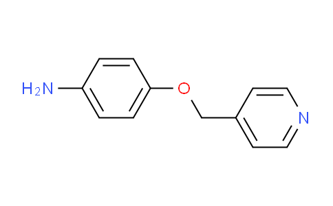 CAS No. 105350-42-3, 4-(Pyridin-4-ylmethoxy)aniline