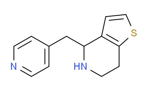 CAS No. 1713476-41-5, 4-(Pyridin-4-ylmethyl)-4,5,6,7-tetrahydrothieno[3,2-c]pyridine