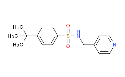 CAS No. 660436-76-0, 4-(tert-Butyl)-N-(pyridin-4-ylmethyl)benzenesulfonamide