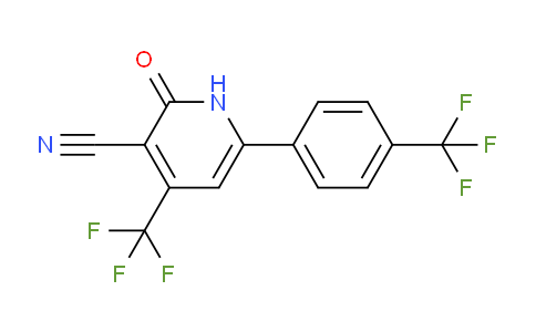CAS No. 951231-23-5, 4-(Trifluoromethyl)-6-(4-trifluoromethylphenyl)-1,2-dihydro-2-oxopyridine-3-carbonitrile