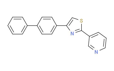 CAS No. 70031-92-4, 4-([1,1'-Biphenyl]-4-yl)-2-(pyridin-3-yl)thiazole