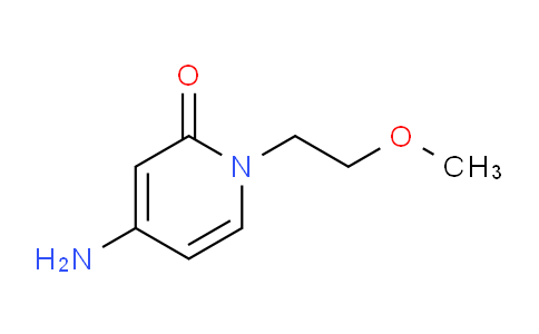 CAS No. 1439897-66-1, 4-Amino-1-(2-methoxyethyl)pyridin-2(1H)-one