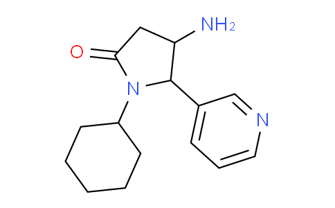 CAS No. 1310241-12-3, 4-Amino-1-cyclohexyl-5-(pyridin-3-yl)pyrrolidin-2-one