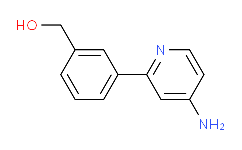 CAS No. 1345472-23-2, 4-Amino-2-(3-hydroxymethylphenyl)pyridine
