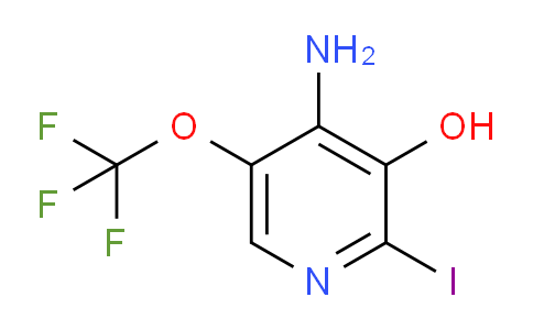 CAS No. 1803536-74-4, 4-Amino-2-iodo-5-(trifluoromethoxy)pyridin-3-ol