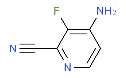 CAS No. 1784406-14-9, 4-Amino-3-fluoropicolinonitrile