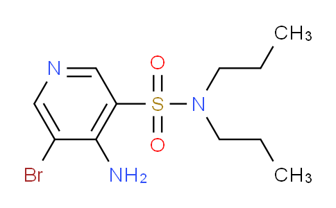 CAS No. 1352507-84-6, 4-Amino-5-bromo-N,N-dipropylpyridine-3-sulfonamide