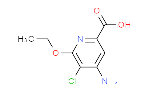 CAS No. 904311-15-5, 4-Amino-5-chloro-6-ethoxypicolinic acid