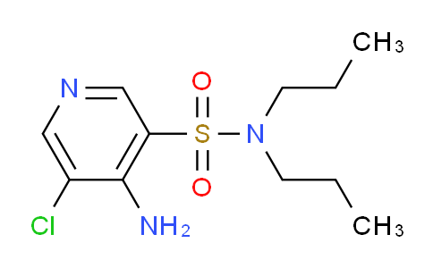 CAS No. 1352497-11-0, 4-Amino-5-chloro-N,N-dipropylpyridine-3-sulfonamide