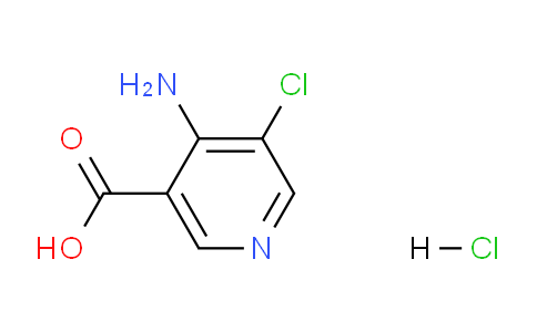 CAS No. 1073182-98-5, 4-Amino-5-chloronicotinic acid hydrochloride