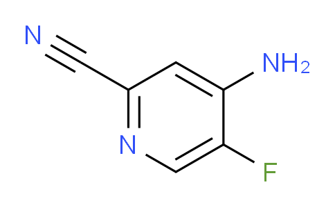 CAS No. 1784406-28-5, 4-Amino-5-fluoropicolinonitrile