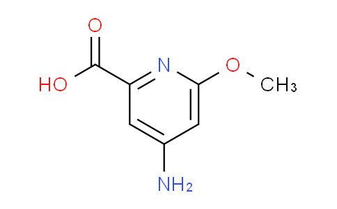 CAS No. 1060806-72-5, 4-Amino-6-methoxypicolinic acid