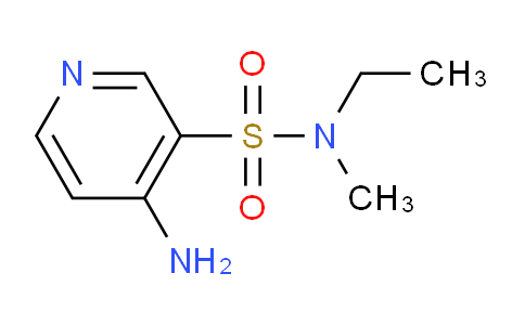 CAS No. 1341610-03-4, 4-Amino-N-ethyl-N-methylpyridine-3-sulfonamide