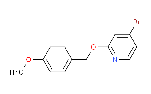 CAS No. 1240620-32-9, 4-Bromo-2-((4-methoxybenzyl)oxy)pyridine