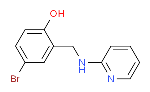 CAS No. 153247-75-7, 4-Bromo-2-((pyridin-2-ylamino)methyl)phenol
