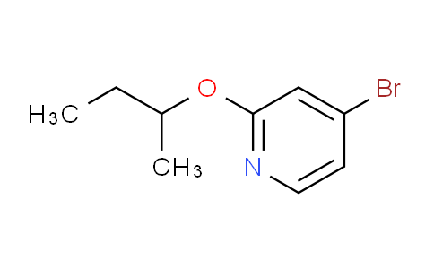 CAS No. 1289131-50-5, 4-Bromo-2-(sec-butoxy)pyridine