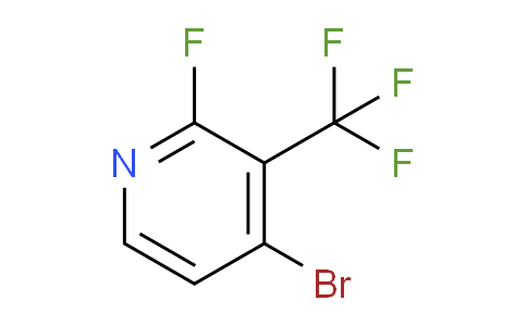 CAS No. 1227496-58-3, 4-Bromo-2-fluoro-3-(trifluoromethyl)pyridine