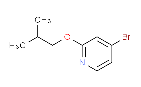 CAS No. 1289132-07-5, 4-Bromo-2-isobutoxypyridine