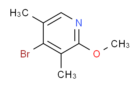 CAS No. 1380389-33-2, 4-Bromo-2-methoxy-3,5-dimethylpyridine