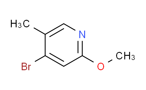 CAS No. 1227494-49-6, 4-Bromo-2-methoxy-5-methylpyridine