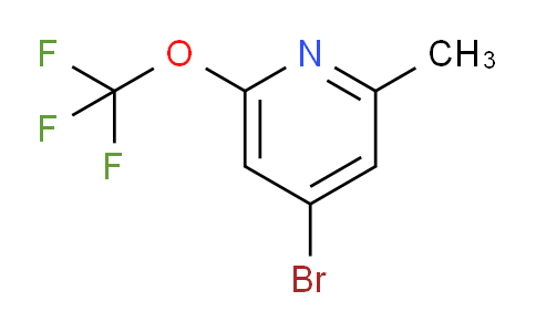 CAS No. 1361823-44-0, 4-Bromo-2-methyl-6-(trifluoromethoxy)pyridine