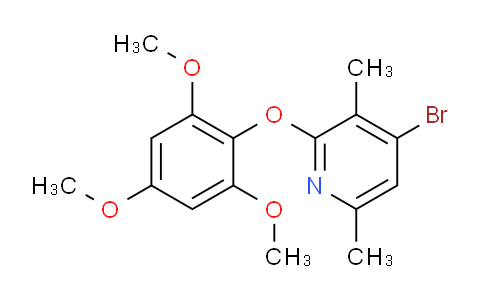 CAS No. 351382-79-1, 4-Bromo-3,6-dimethyl-2-(2,4,6-trimethoxyphenoxy)pyridine