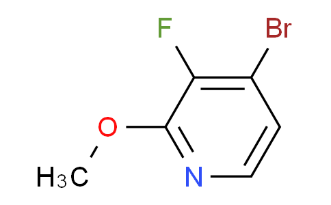 CAS No. 1227599-41-8, 4-Bromo-3-fluoro-2-methoxypyridine