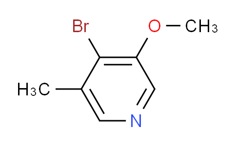 CAS No. 1256825-97-4, 4-Bromo-3-methoxy-5-methylpyridine
